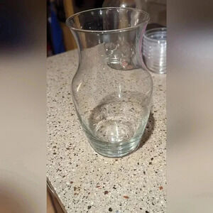Glass Flower Vase 9" (New)